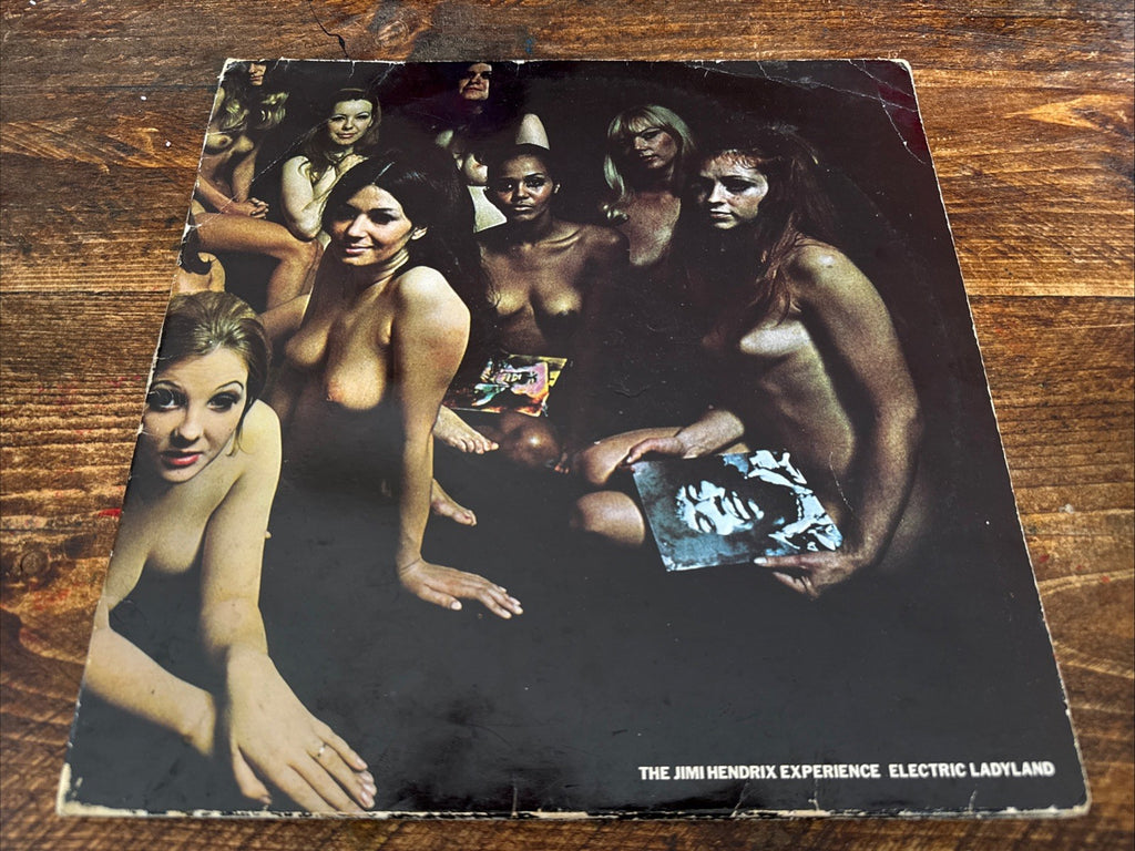 Jimi Hendrix – Electric Ladyland LP UK Polydor Orange Label Banned Cover VG+
