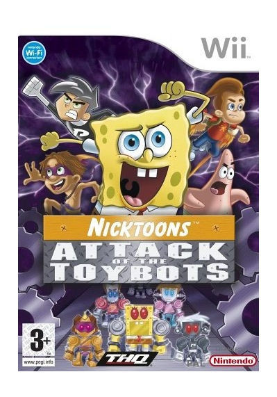 🎮 Nicktoons: Attack of the Toybots (Nintendo Wii, 2007) 🎮