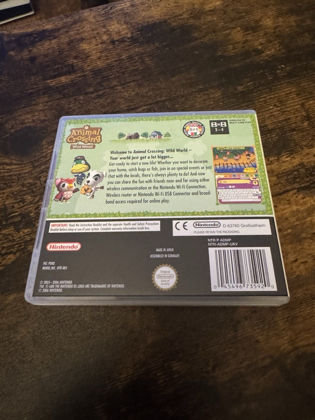 🎮🌟 Animal Crossing: Wild World (Nintendo DS, 2006) 🐻🐼🦊🐶