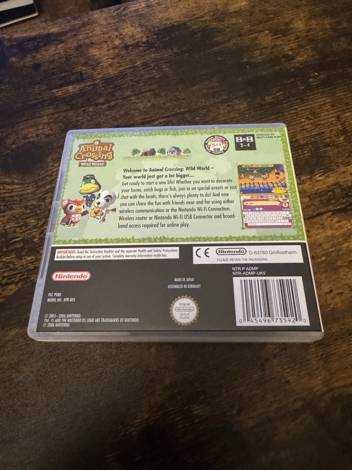 🎮🌟 Animal Crossing: Wild World (Nintendo DS, 2006) 🐻🐼🦊🐶