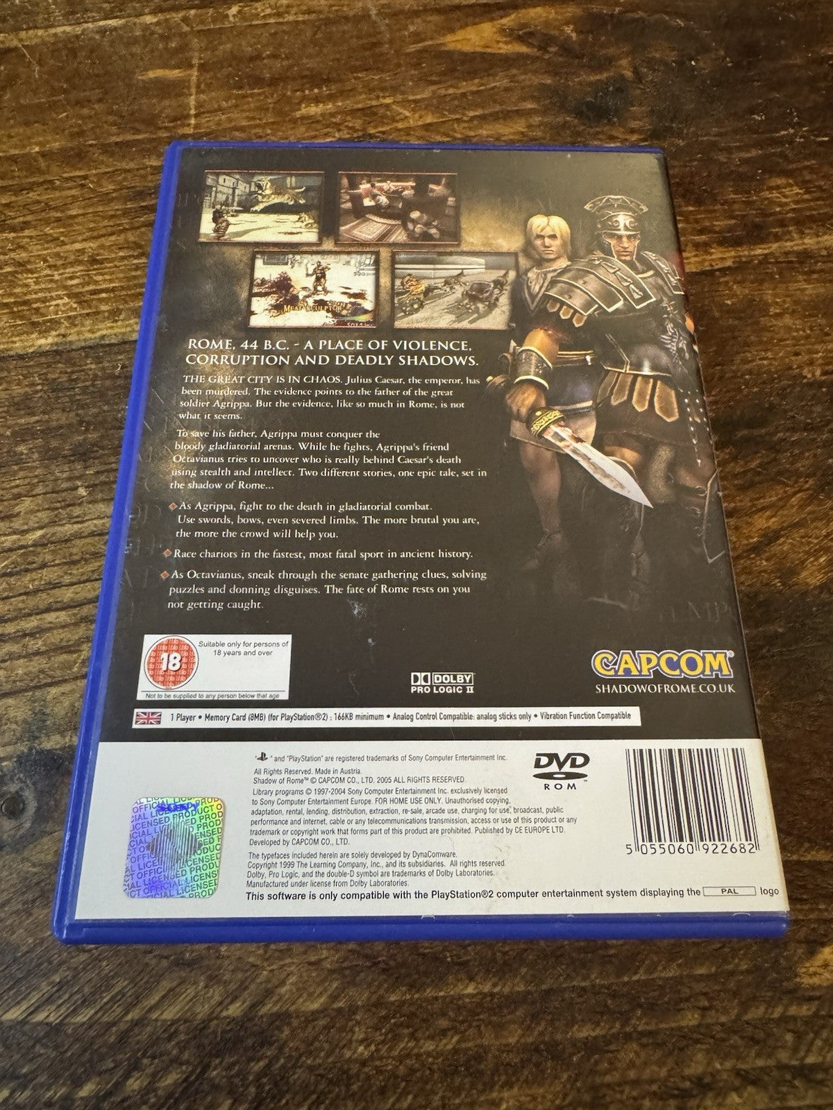 🎮 Shadow of Rome (Sony PlayStation 2, 2005) 🎮