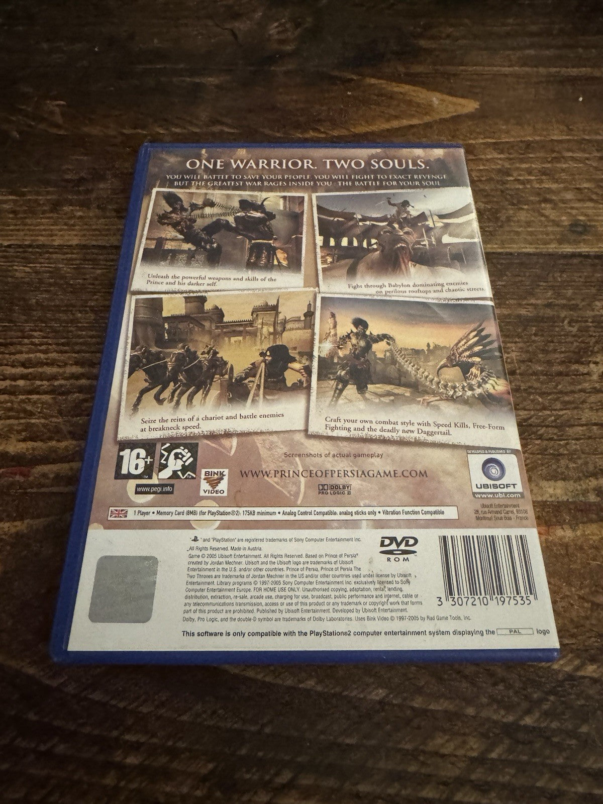 🎮 Sony PlayStation 2 Prince Of Person The Two Thrones Game