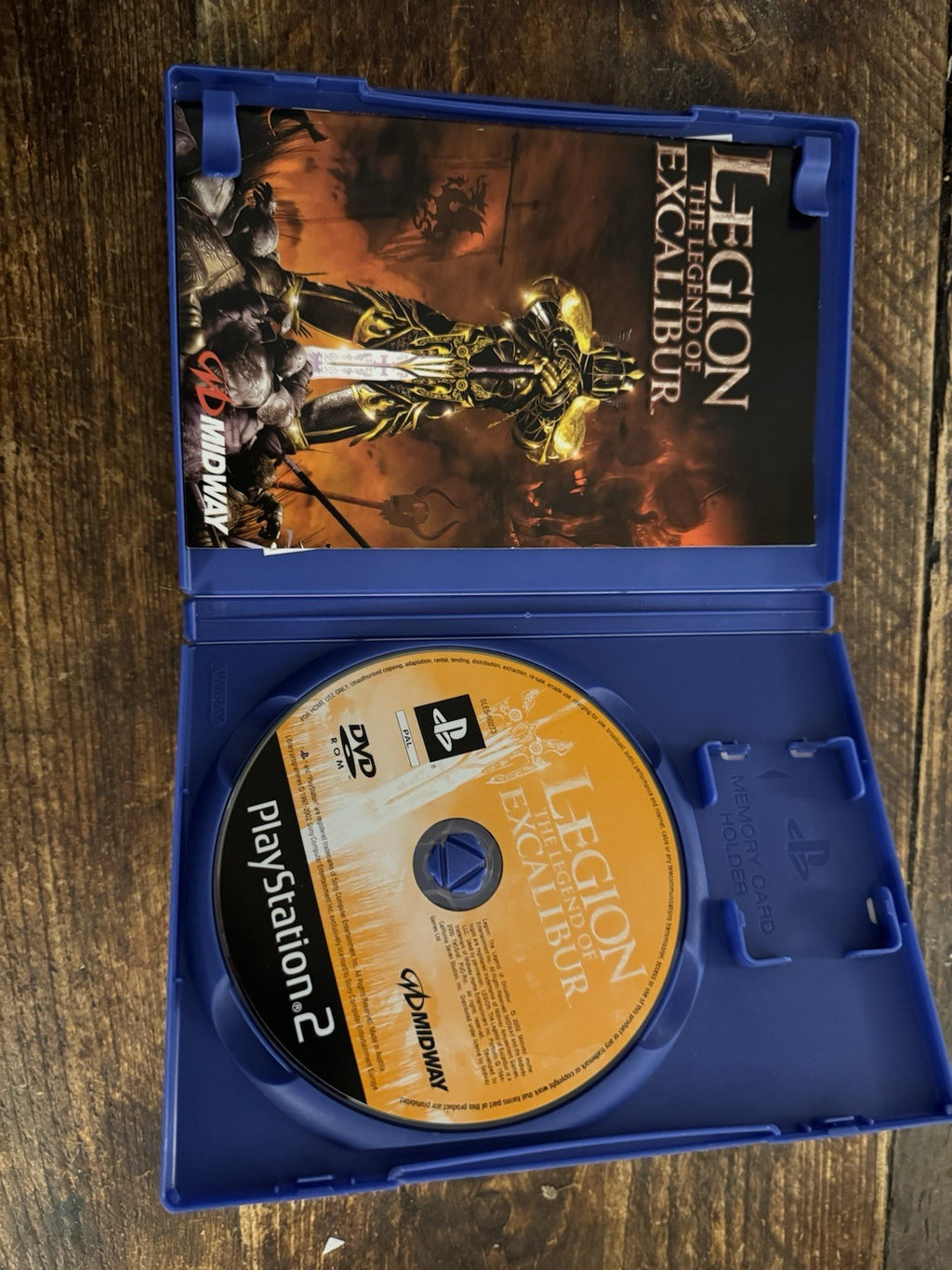 🎮🎮 Legion: The Legend of Excalibur (Sony PlayStation 2, 2002) ⚔️⚔️