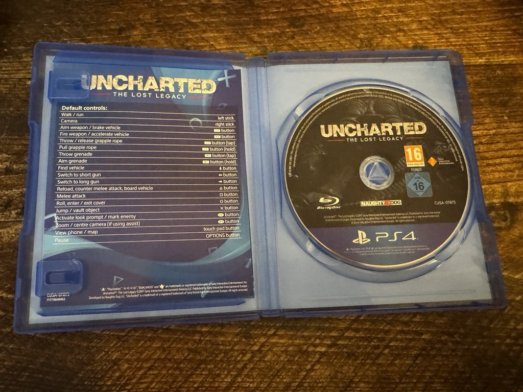 🎮 Uncharted:The Lost Legacy Sony PlayStation 4