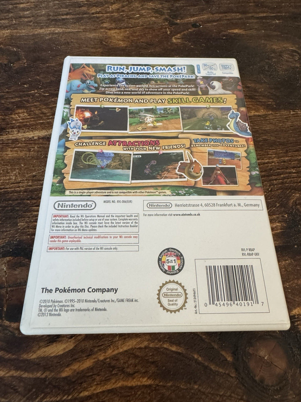 🎮 PokePark: Pikachu's Adventure (Nintendo Wii, 2010) 🎮