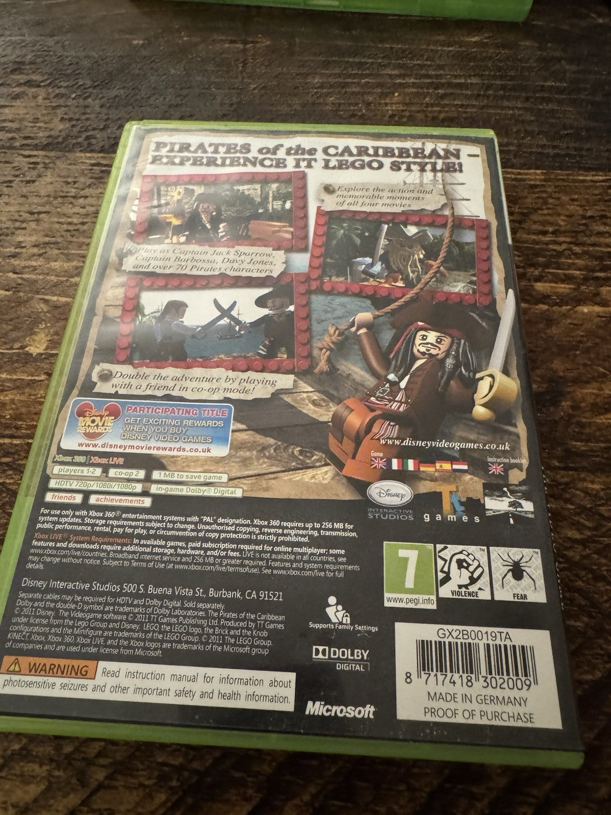 LEGO Pirates of the Caribbean: The Video Game (Microsoft Xbox 360, 2011) - US...