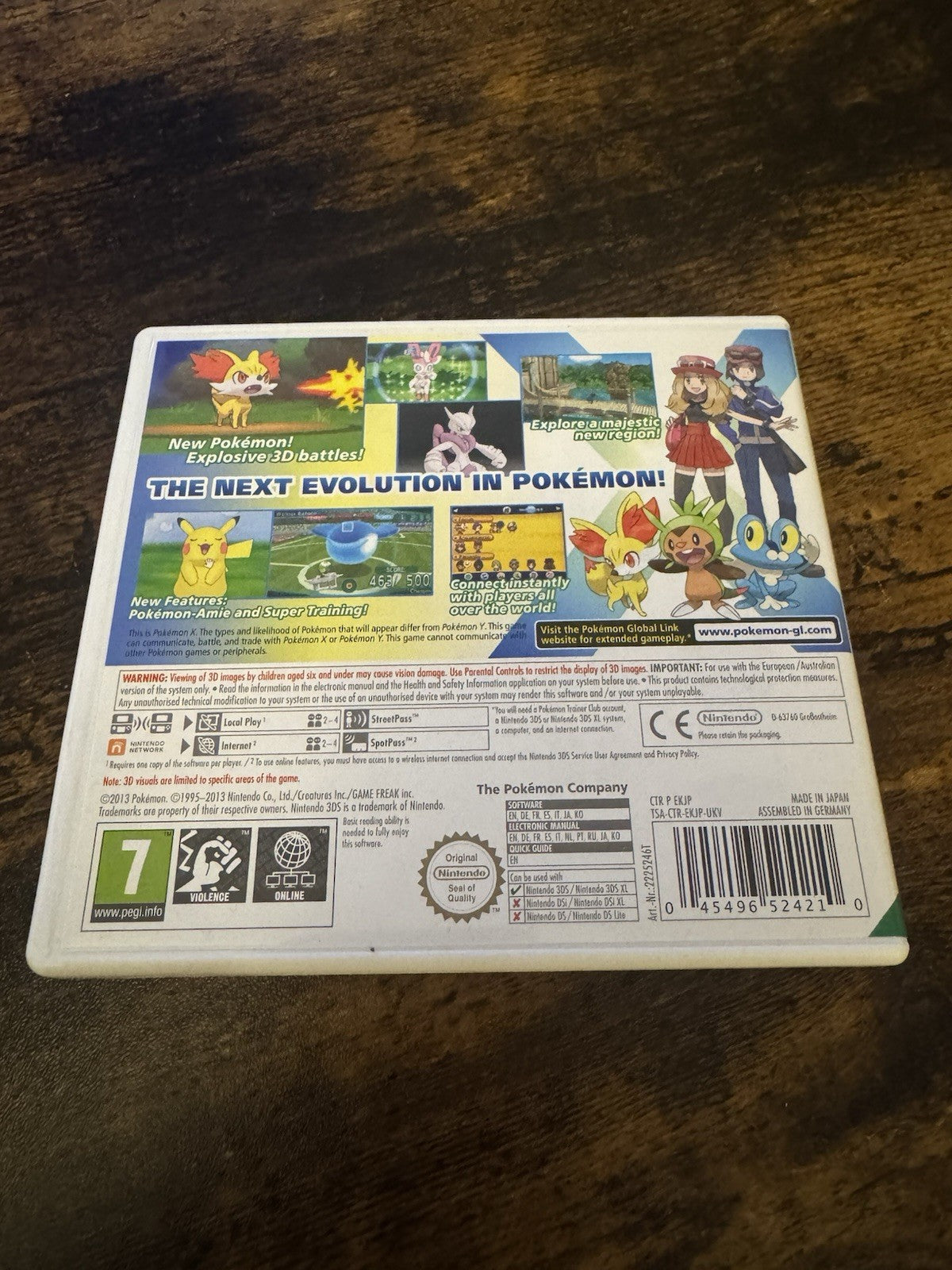 🎮🌟Pokemon X (Nintendo 3DS, 2013)💫🌟