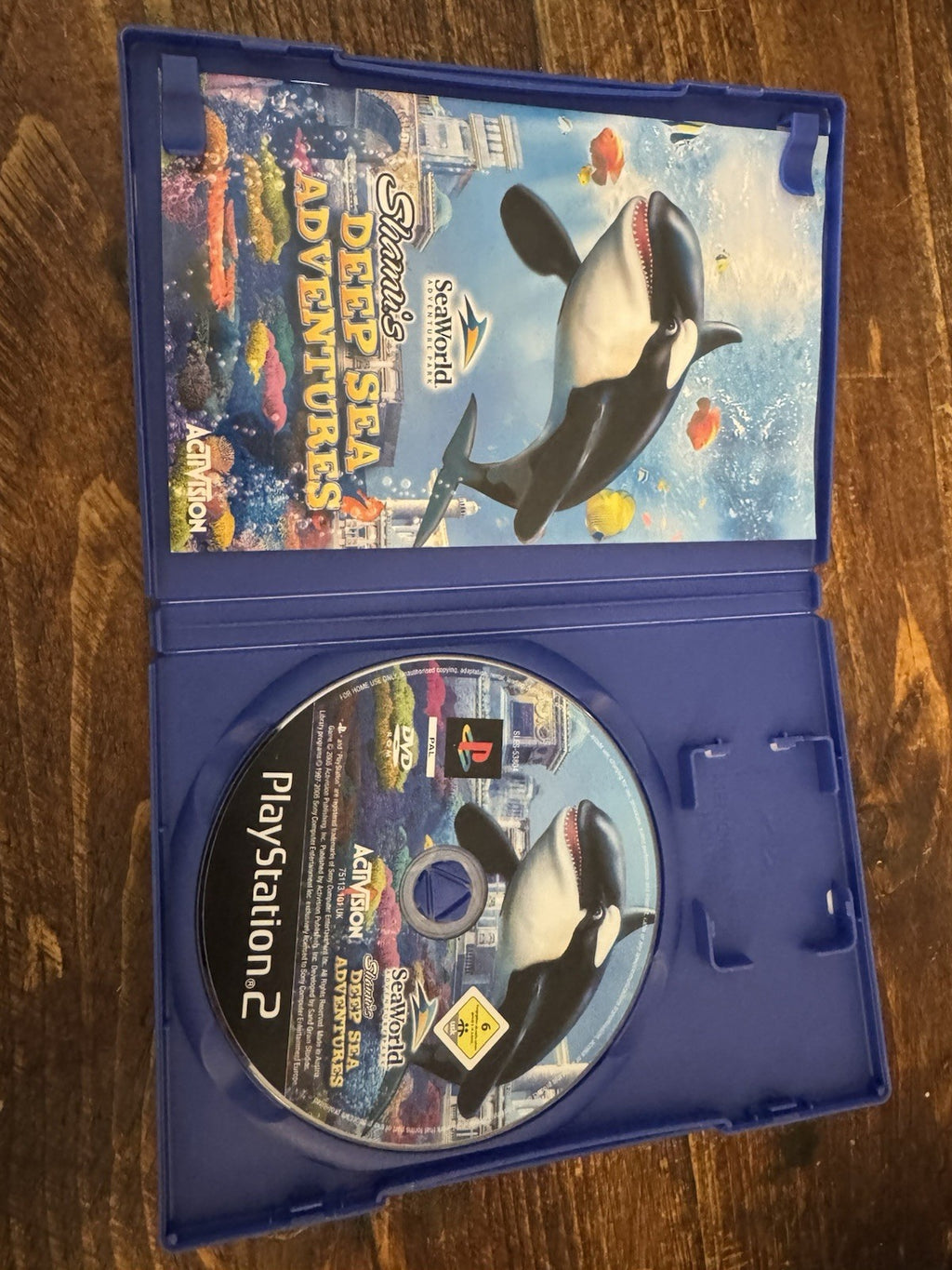🎮 SeaWorld Adventure Parks: Shamu's Deep Sea Adventures - PlayStation 2 Game 🎮