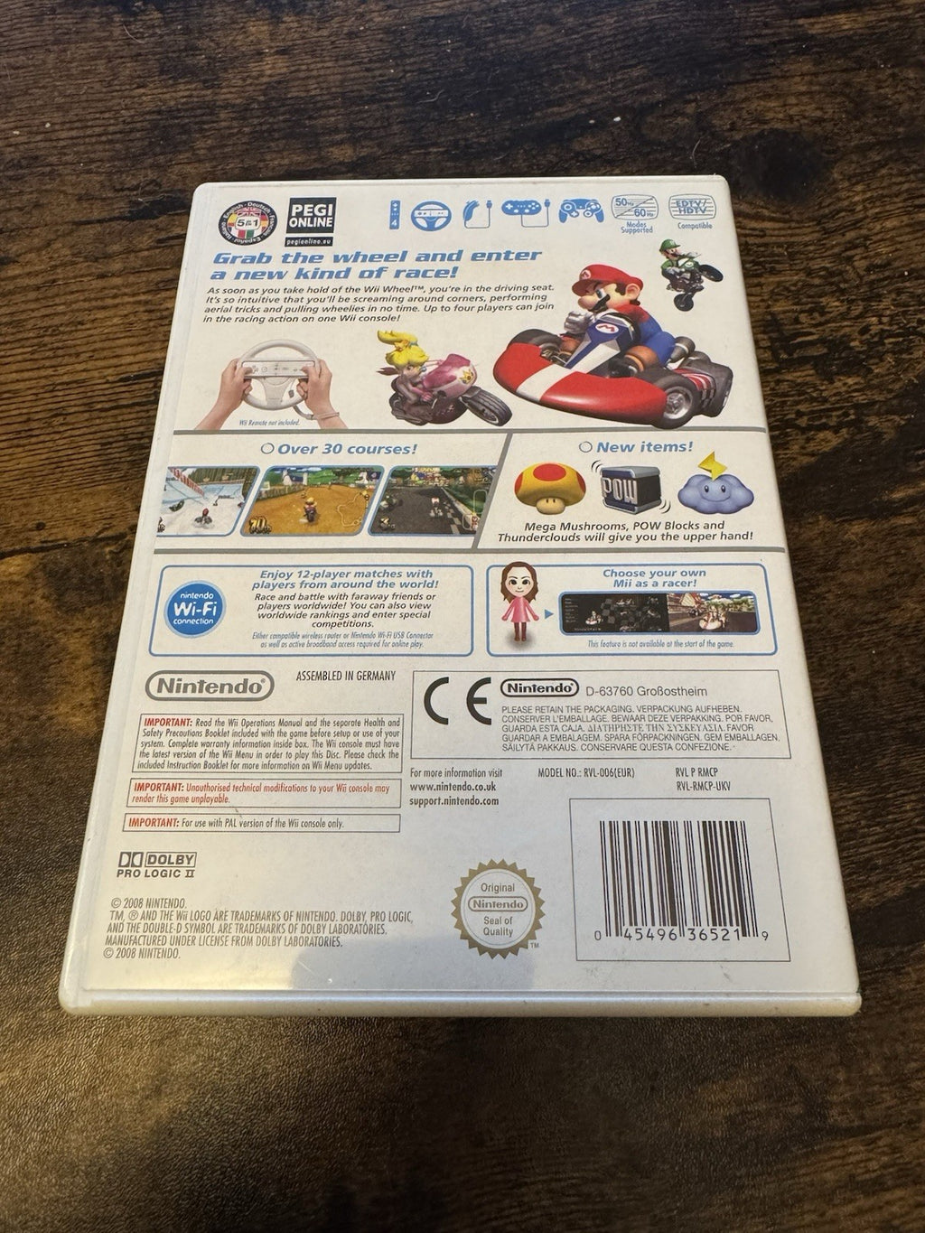 🎮🎮Mario Kart with Wii Wheel (Nintendo Wii, 2008)🚗🏎️🚙