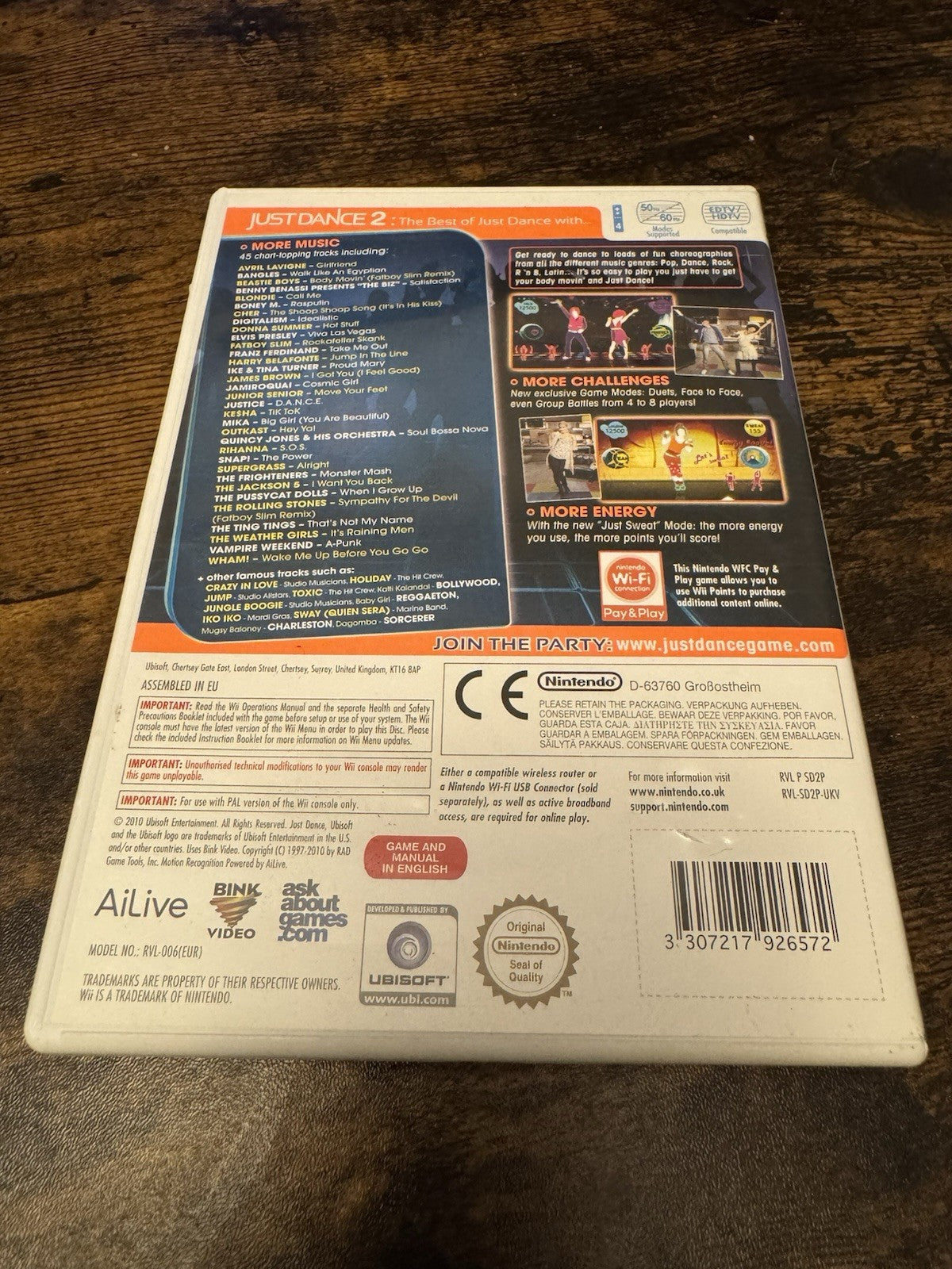 🎮🎮Just Dance 2 (Wii, 2010)💃🏼🕺🏼