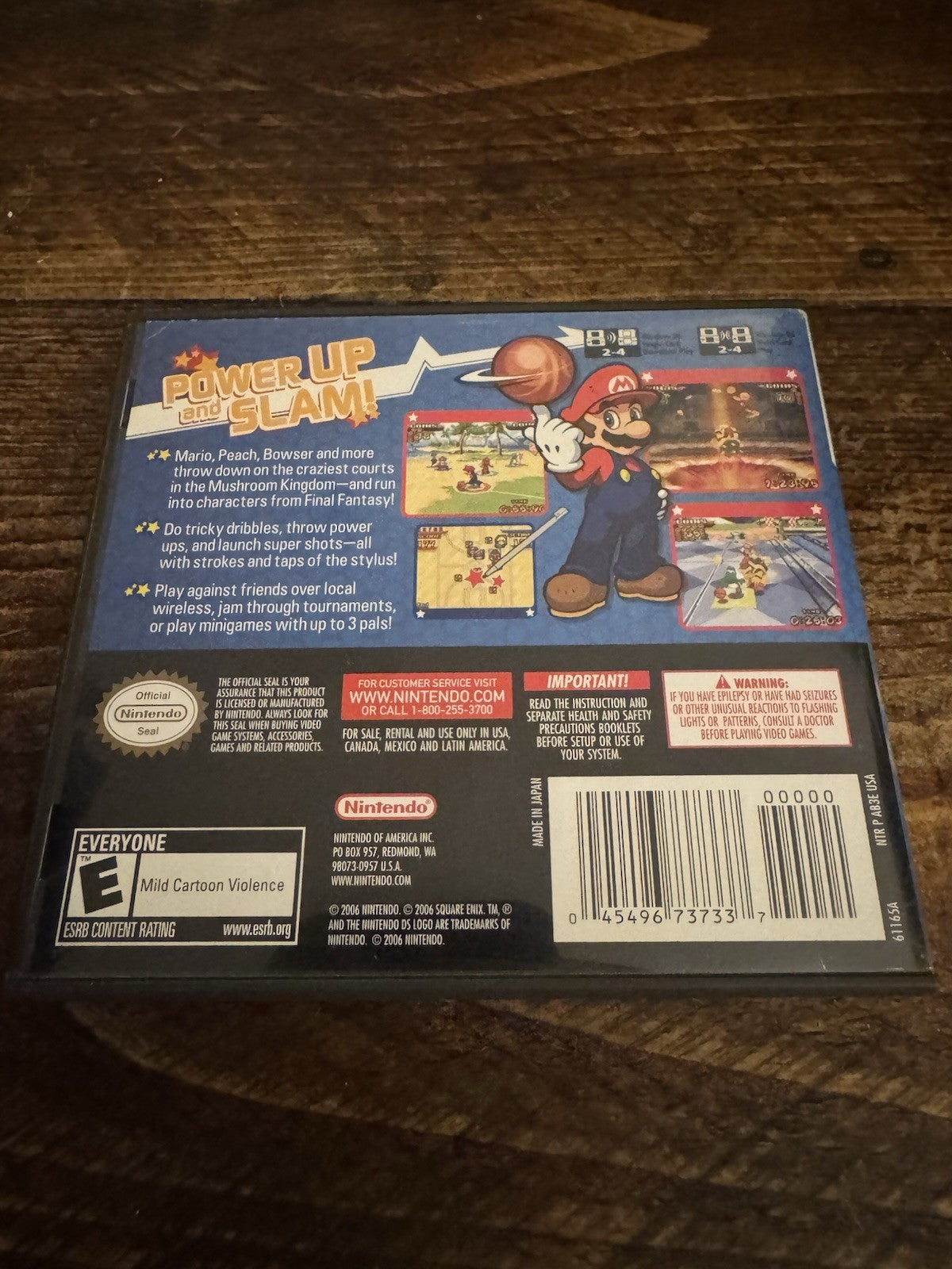 🎮🌟 Mario Hoops: 3 on 3 (Nintendo DS, 2006) - US Version ✨🌟