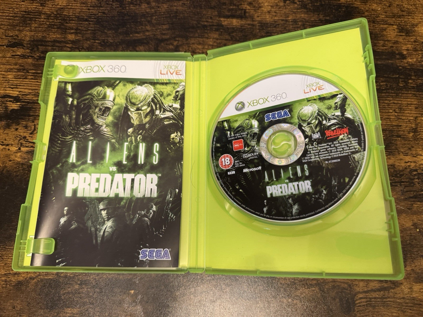 🎮 Aliens vs. Predator (Microsoft Xbox 360, 2010) 🎮