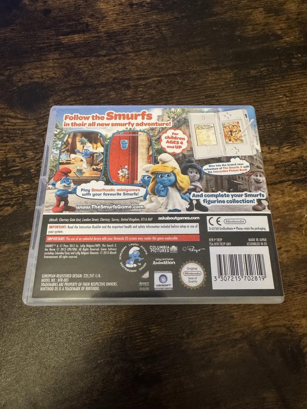 🎮🌟 Nintendo DS The Smurfs 2 🌀🌀