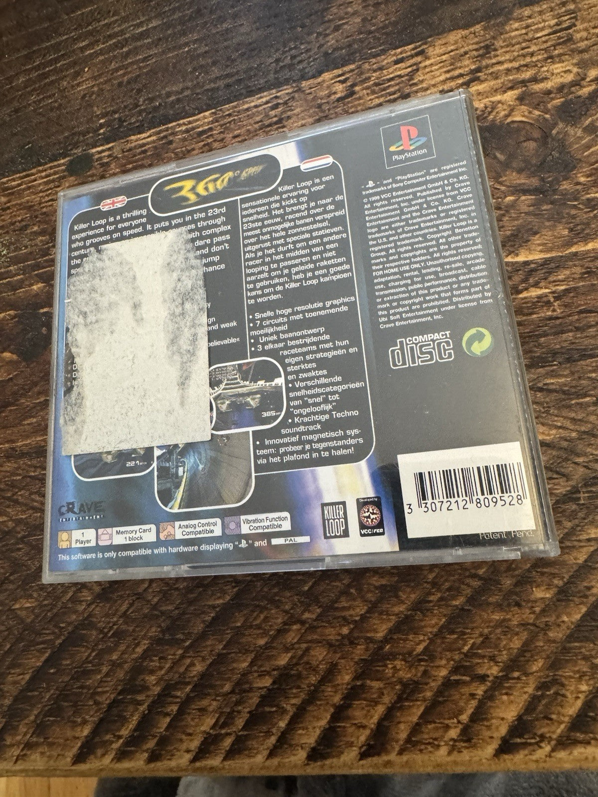 Sony PlayStation 1 Ubisoft Exclusive Killer Loop Video Game