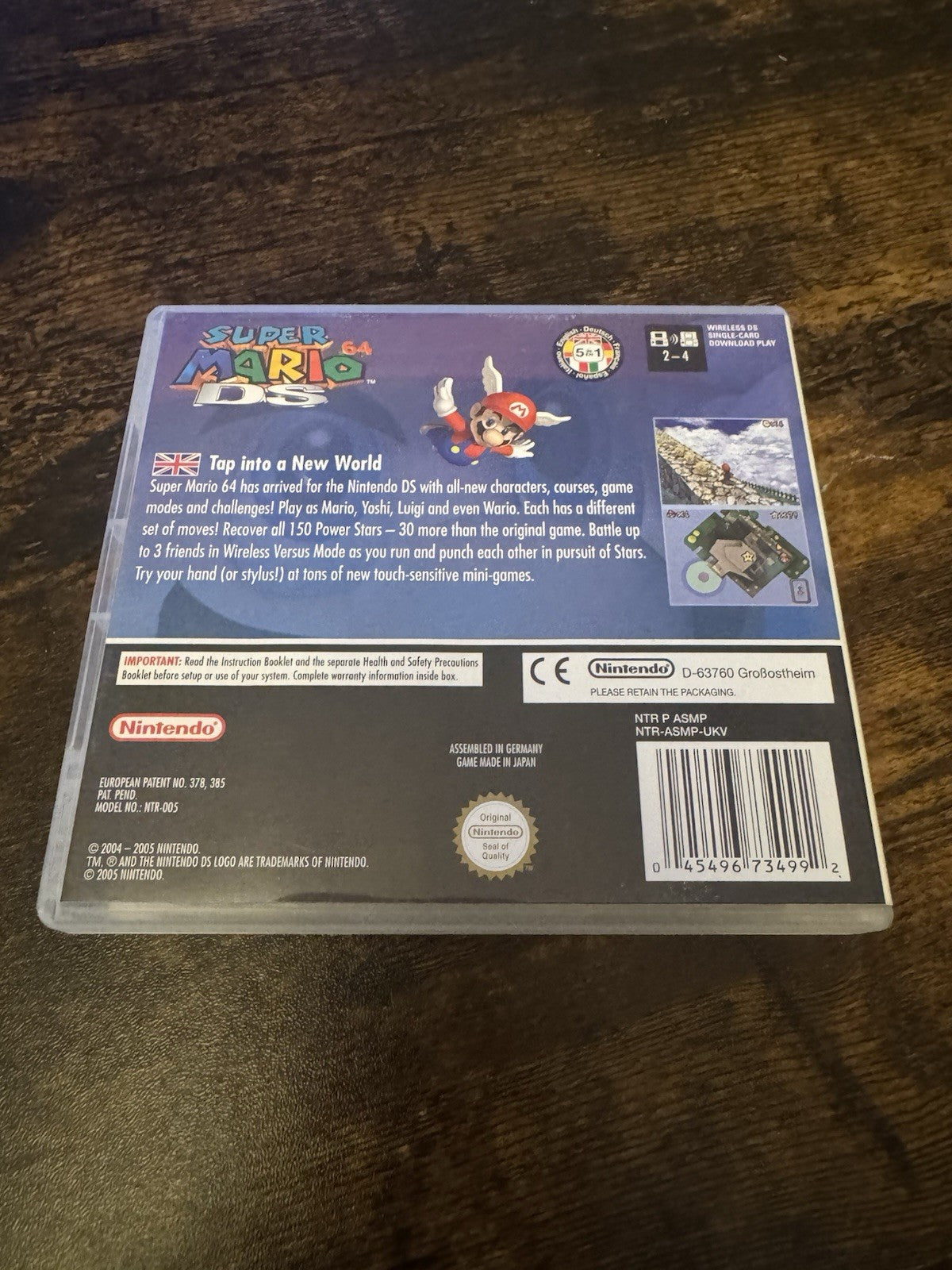 🎮🌟 Super Mario 64 DS Video Game (Nintendo DS, 2005) - European Version 🍄🍄