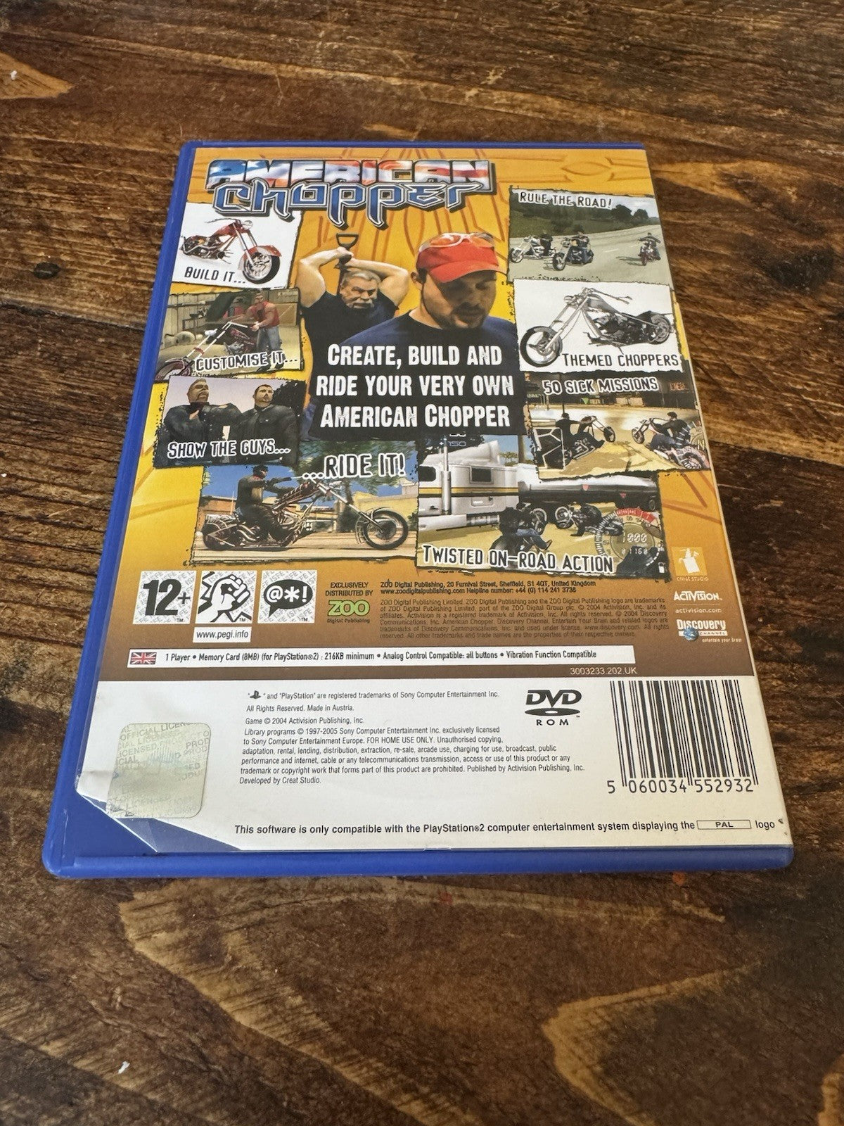 🎮 American Chopper (Sony PlayStation 2) 🎮