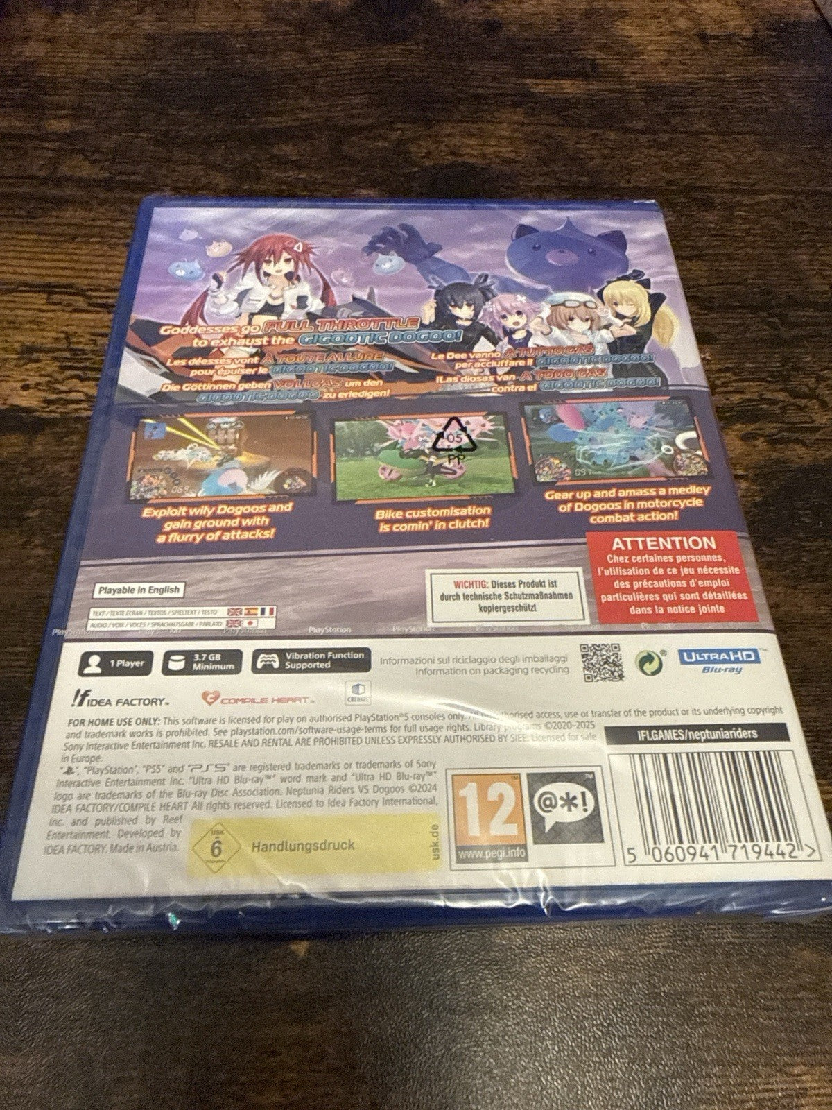 🎮 PlayStation 5: Neptunia Riders vs Dogoos ✅ Brand New | Factory Sealed 💿