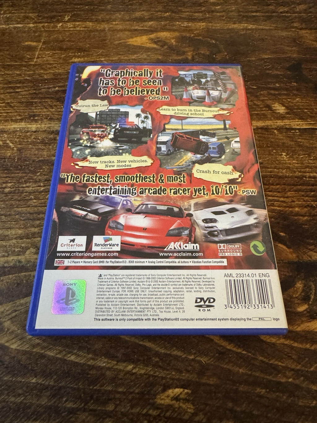 🎮 Burnout 2: Point of Impact (Sony PlayStation 2, 2002) 🎮