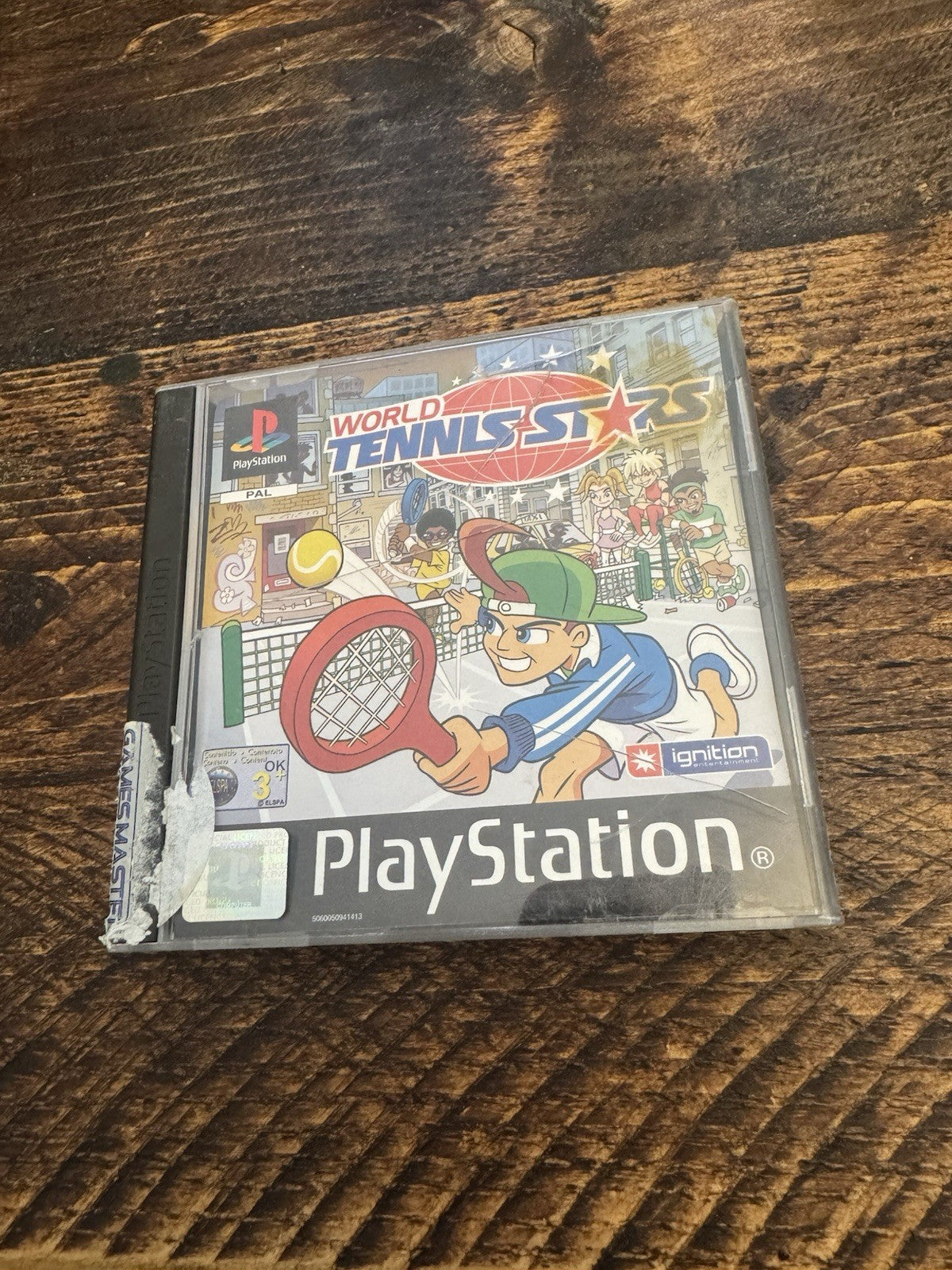 PlayStation 1 World Tennis Stars Video Game