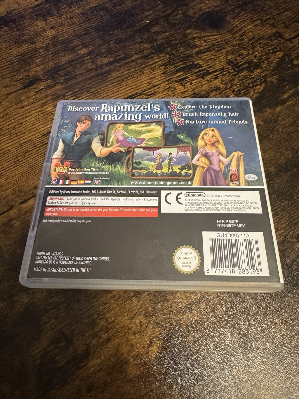 🎮🌟Disney Tangled: The Video Game (Nintendo DS, 2011) - European Version