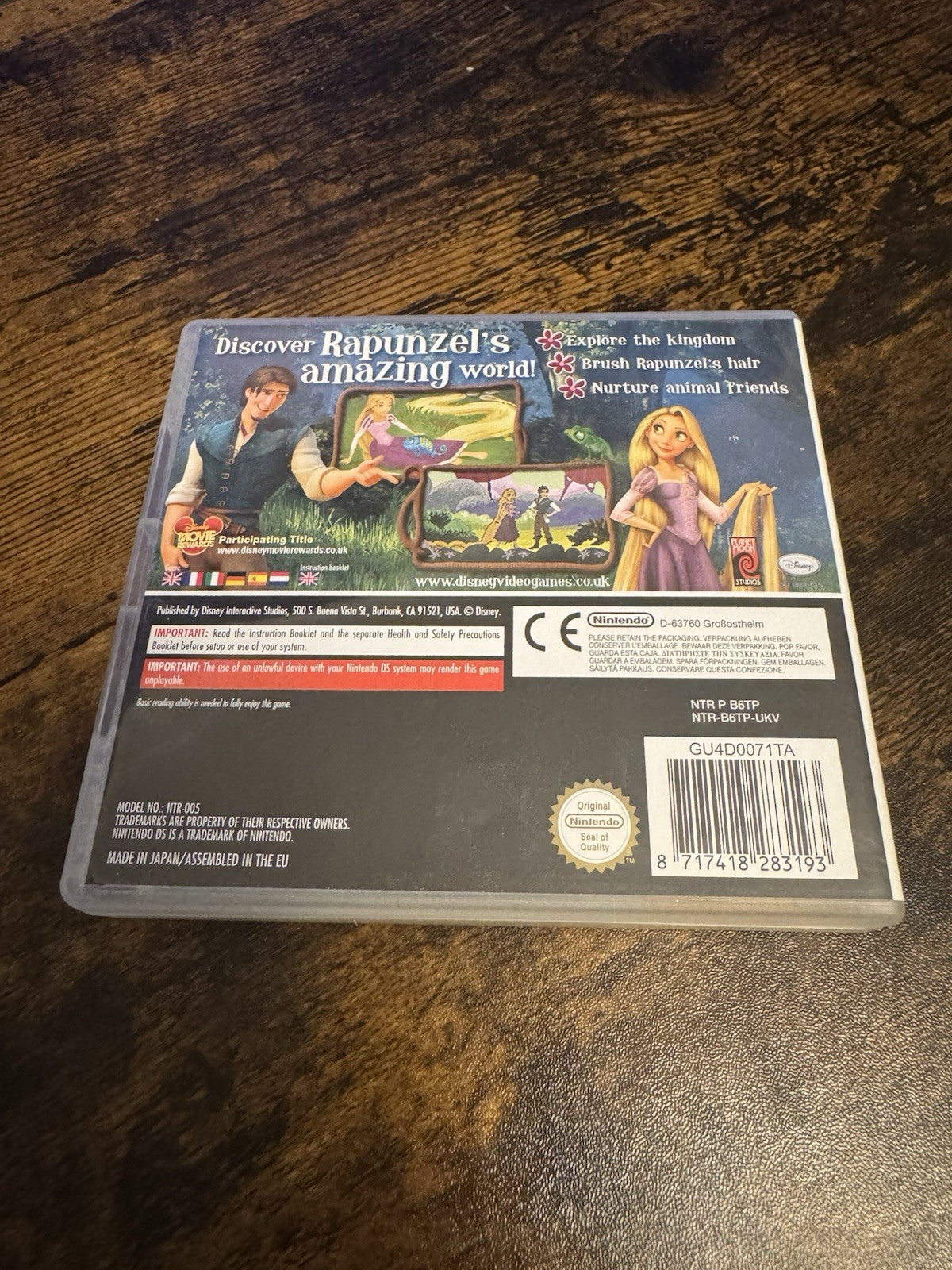 🎮🌟Disney Tangled: The Video Game (Nintendo DS, 2011) - European Version