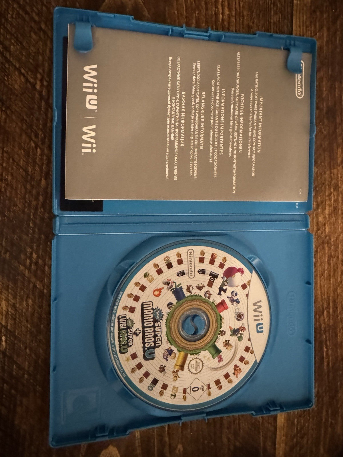 🎮🌟New Super Mario Bros. U + New Super Luigi U Bundle (Nintendo Wii U,2016)💫🌟