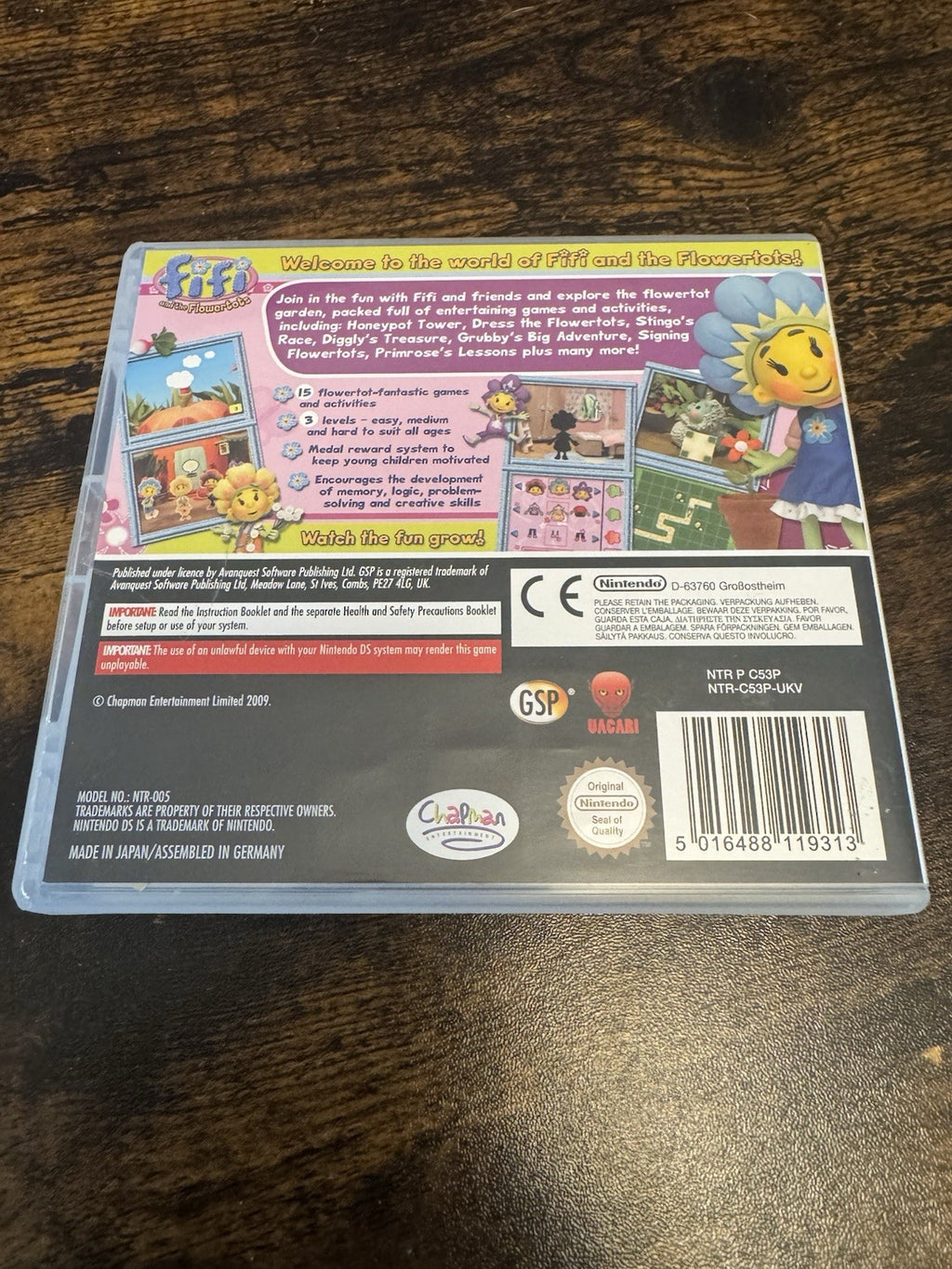 🎮🌟Fifi and the Flowertots (Nintendo DS, 2009) - European Version🌟