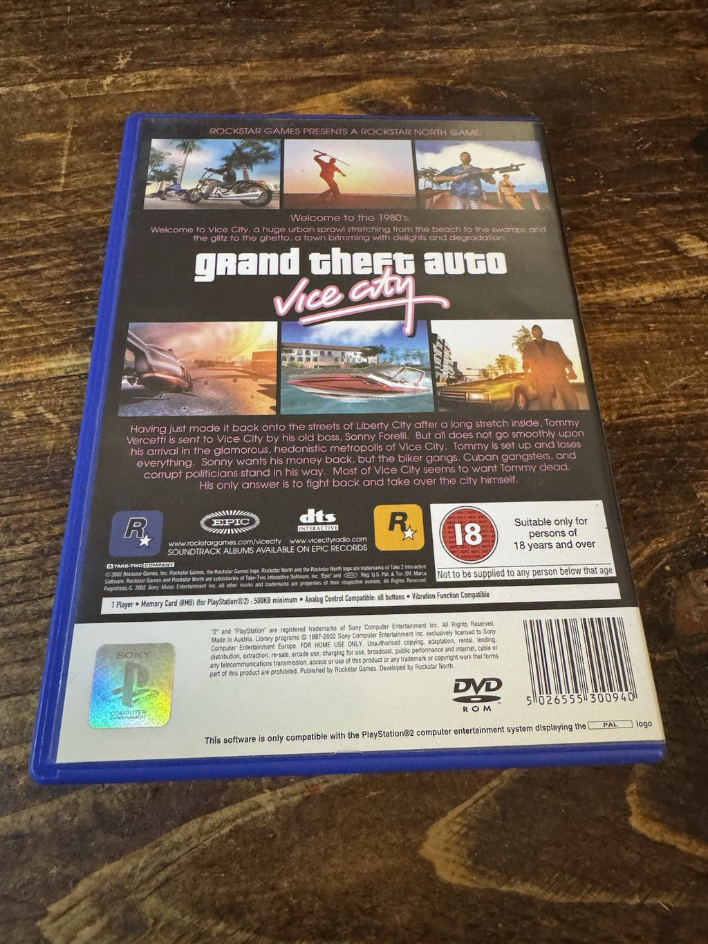 🎮 Grand Theft Auto: Vice City (Sony PlayStation 2, 2002) 🎮