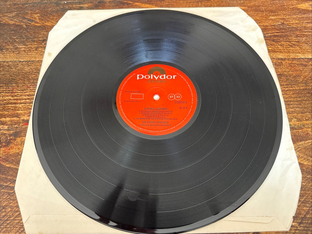 Jimi Hendrix – Electric Ladyland LP UK Polydor Orange Label Banned Cover VG+