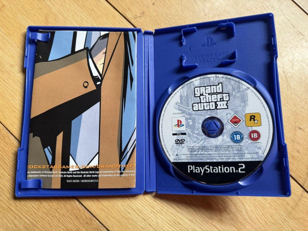 🎮 Grand Theft Auto III 3 GTA Double Pack Edition Playstation 2 PS2 PS 🏎️