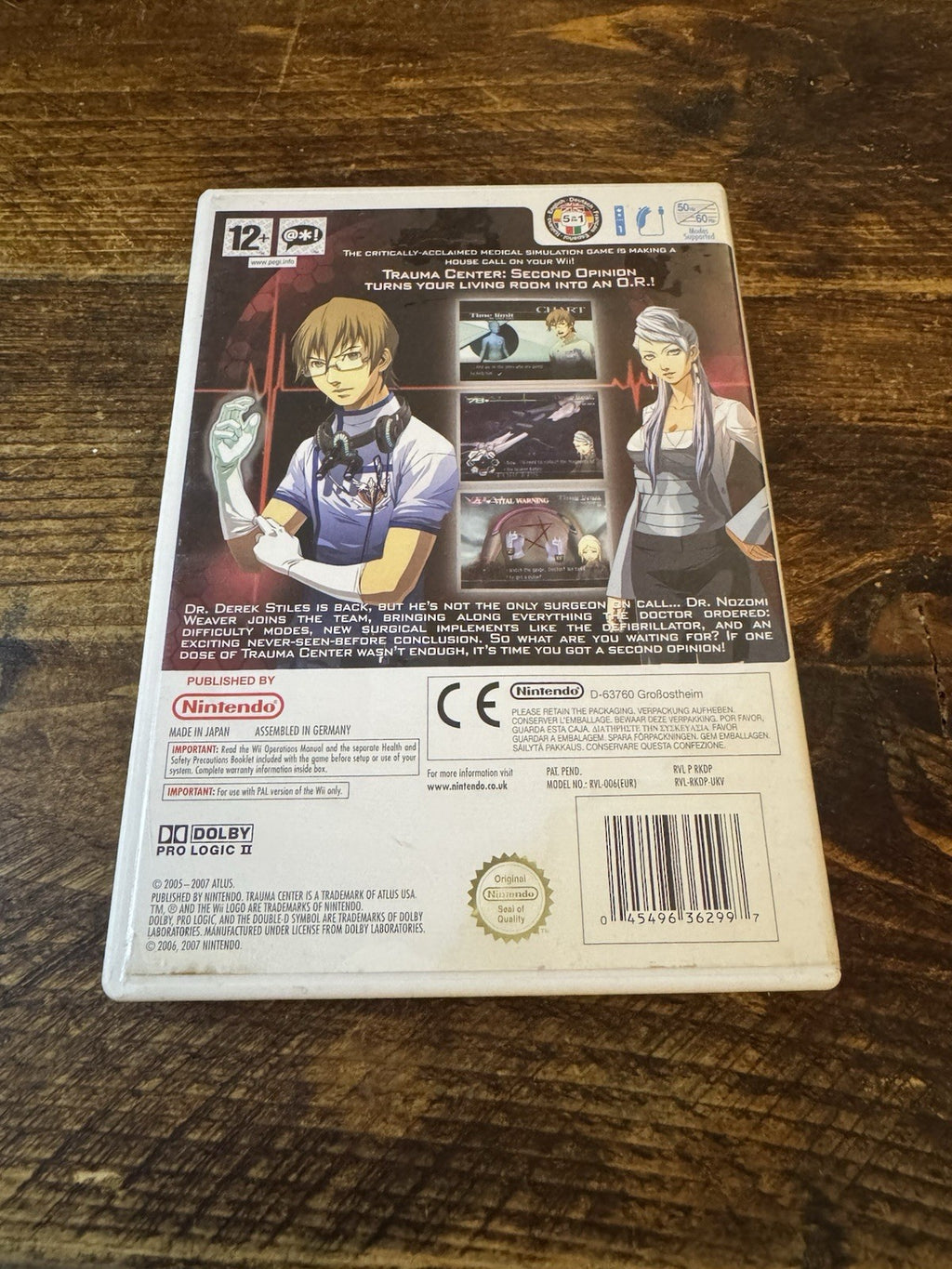 🎮 Trauma Center: Second Opinion (Nintendo Wii, 2006) 🎮