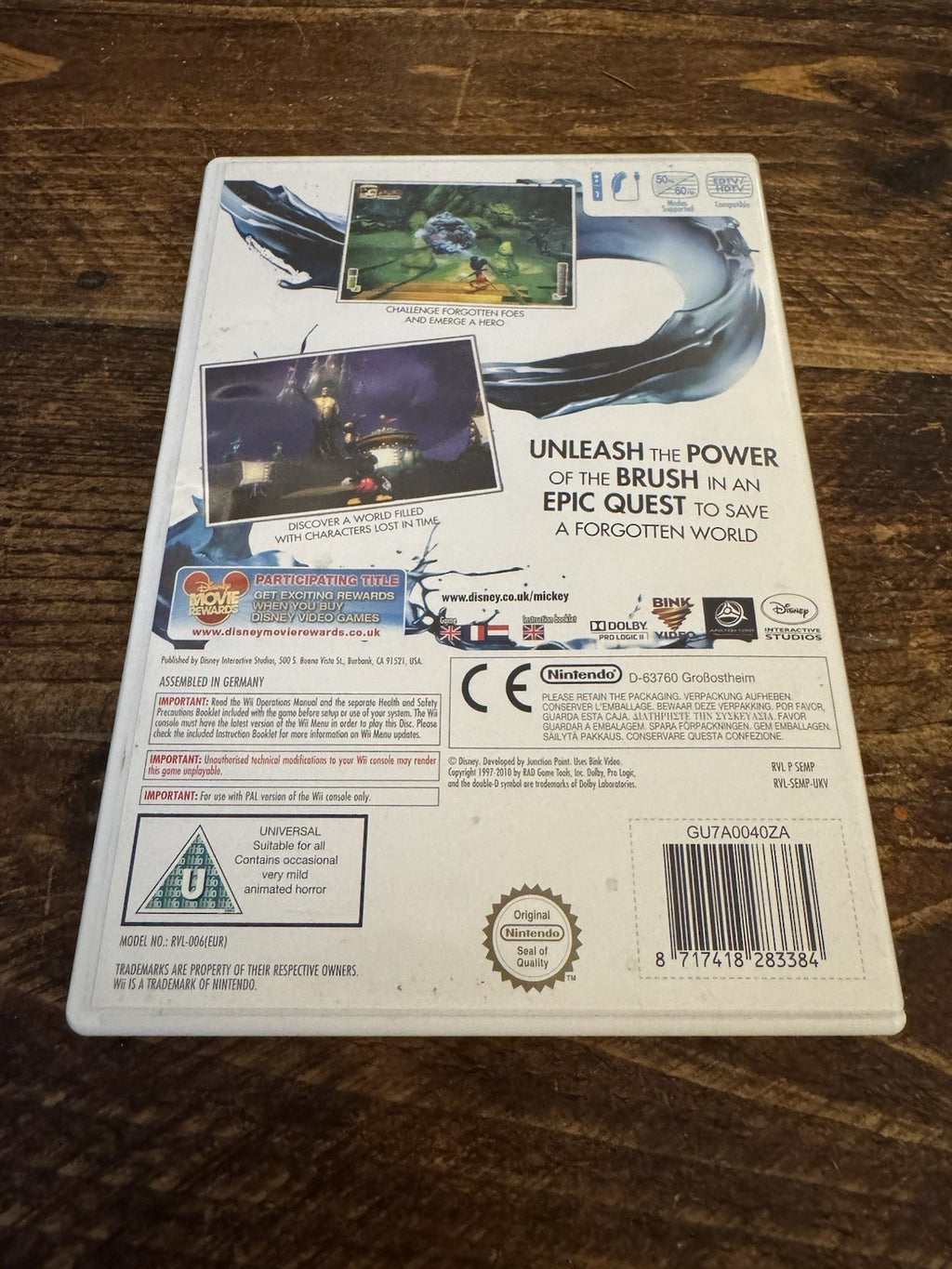 🎮 Disney Epic Mickey (Nintendo Wii, 2010) 🎮