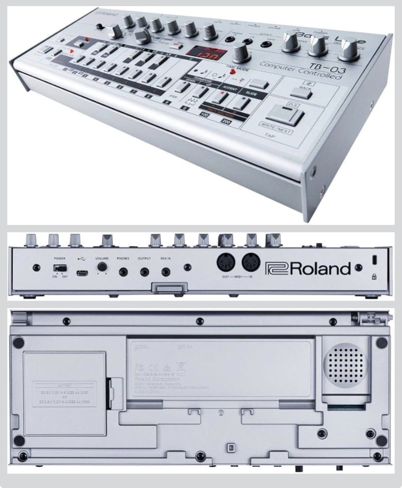 🎛️ Roland TB-03 Bass Line Synthesizer ✅ Boxed | Mint Condition