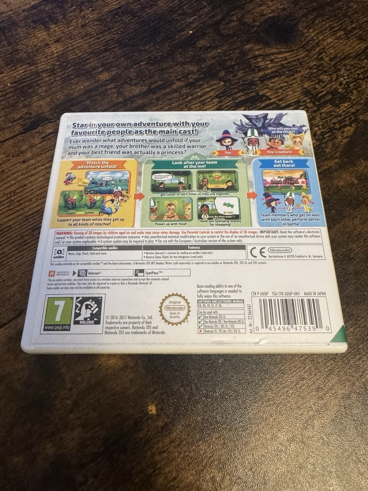 🎮🌟 Miitopia (Nintendo 3DS, 2017) 🎮