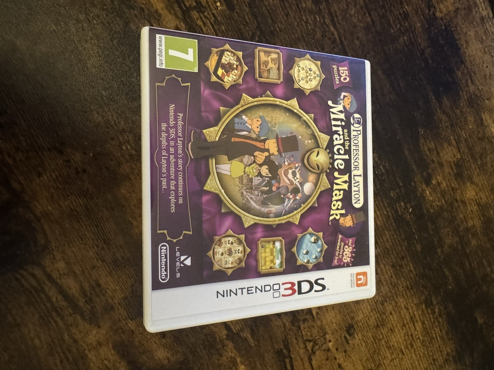 🎮 Professor Layton and the Miracle Mask (Nintendo 3DS, 2012) - European Version
