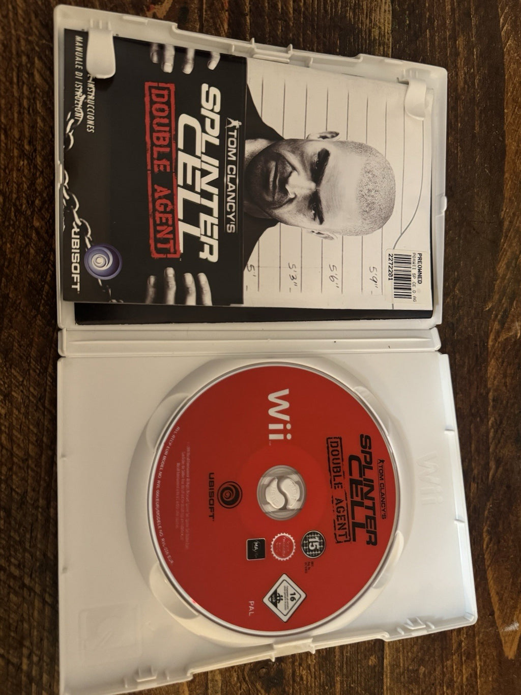 Tom Clancy's Splinter Cell Double Agent (Nintendo Wii, 2006) - European Version