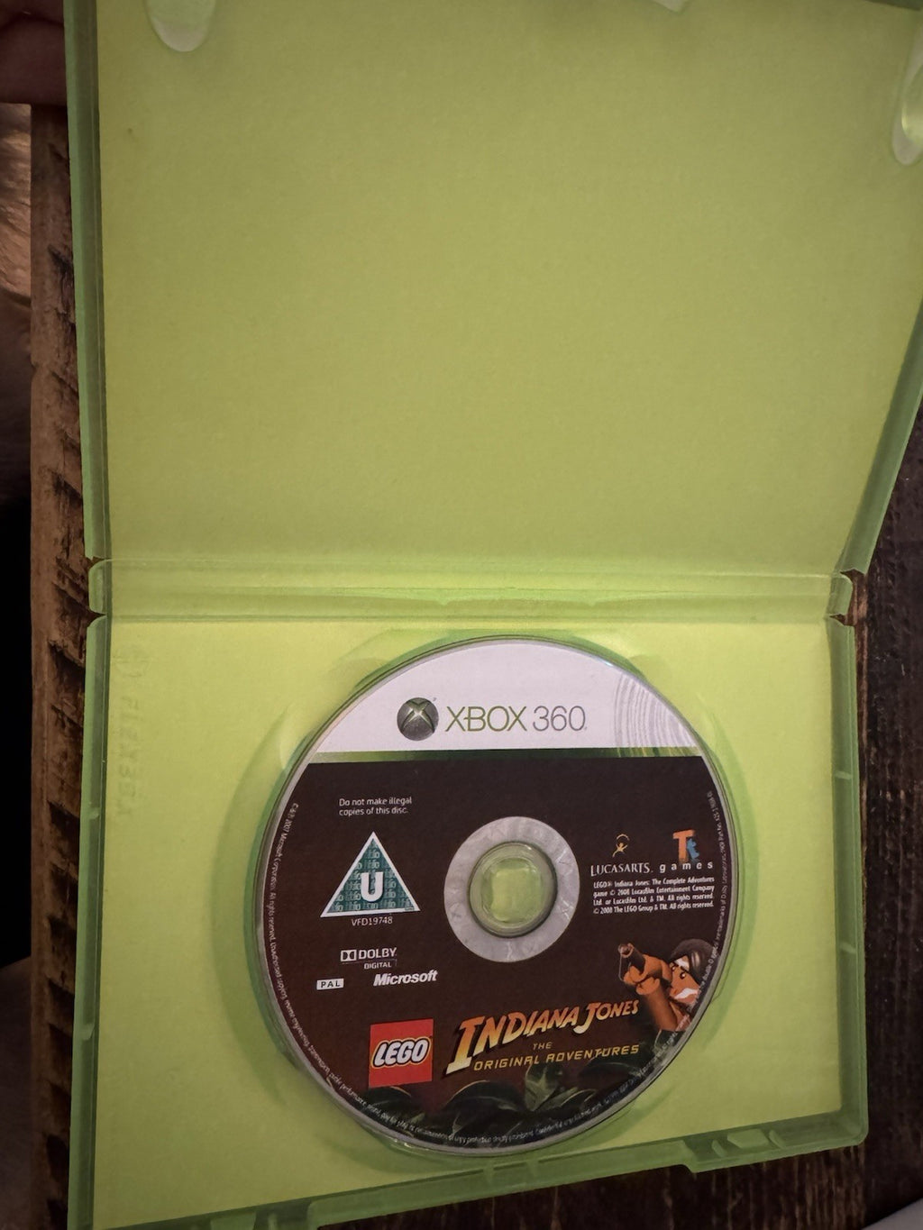🎮Lego Indiana Jones The Original Adventure For Microsoft Xbox 360 Complete🎮