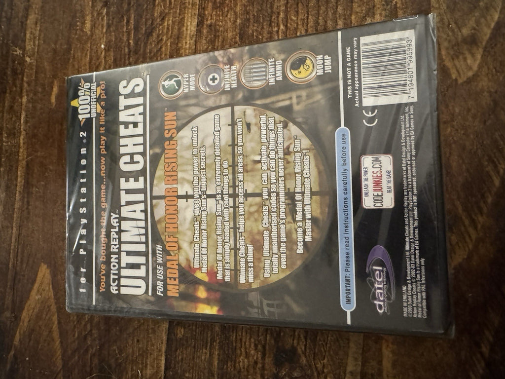 🎮 PS2 - MEDAL OF HONOR: RISING SUN &  Action Replay ULTIMATE CHEATS Disc 🎮