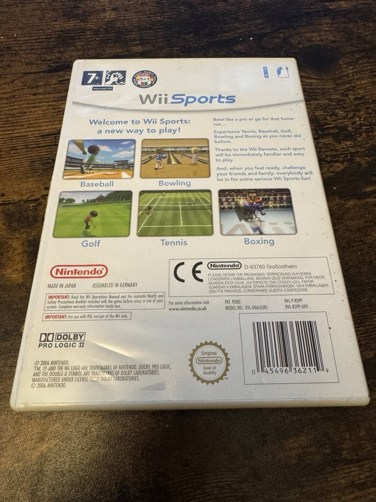 🎮🌟Wii Sports (Nintendo Wii, 2006)⛳️🏏🎾⚽️