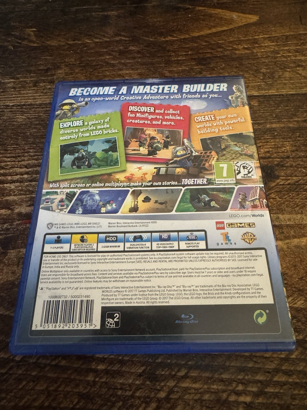 🎮 Sony PlayStation 4 Lego Worlds Game