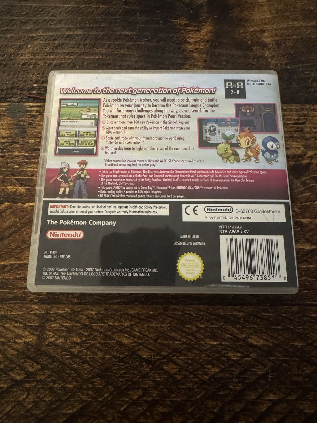 Nintendo 3 DS: Pokémon Pearl Version ✅ Complete | Tested 💿 | Fast UK Post 🇬🇧