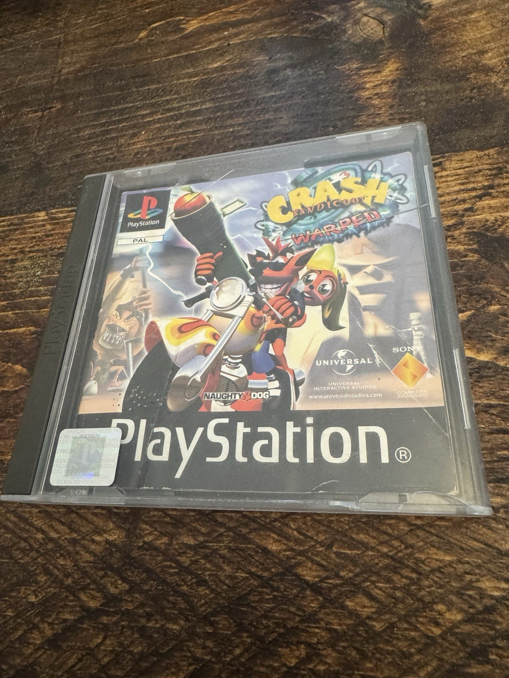 PlayStation 1 Crash bandicoot Warped Video Game