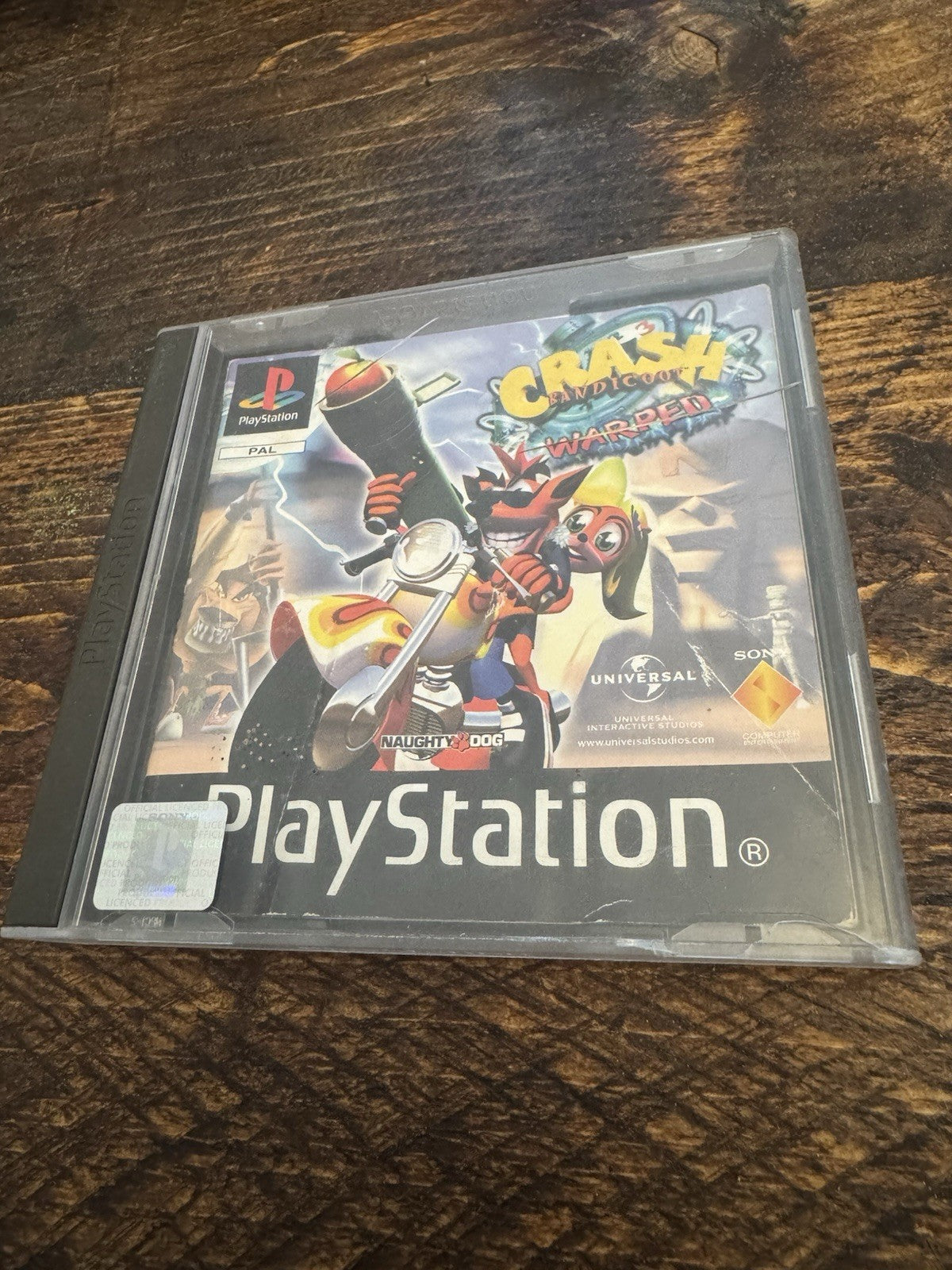 PlayStation 1 Crash bandicoot Warped Video Game