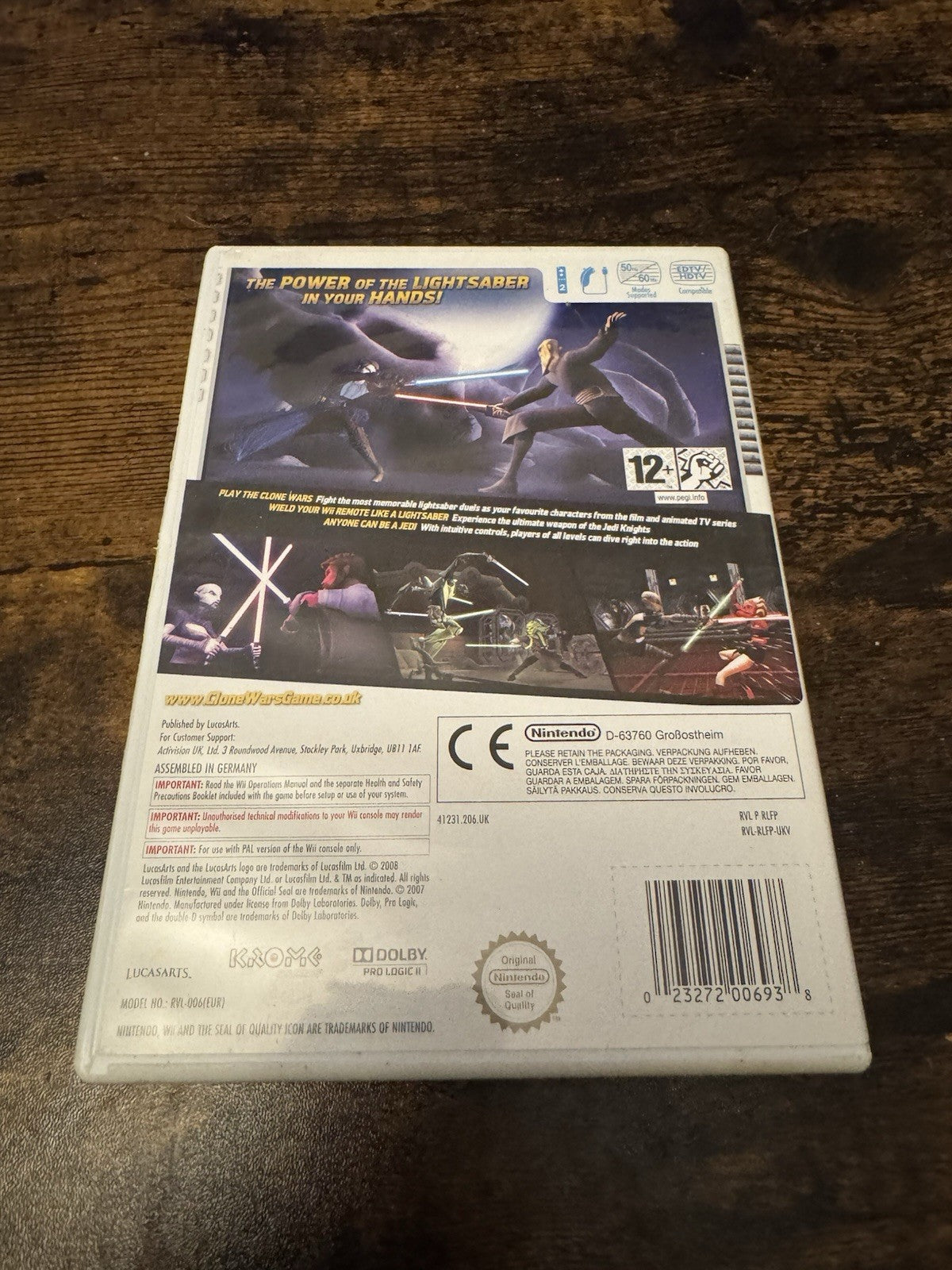 🎮🌟 Star Wars: The Clone Wars - Lightsaber Duels (Nintendo Wii, 2008) 🔮🪐