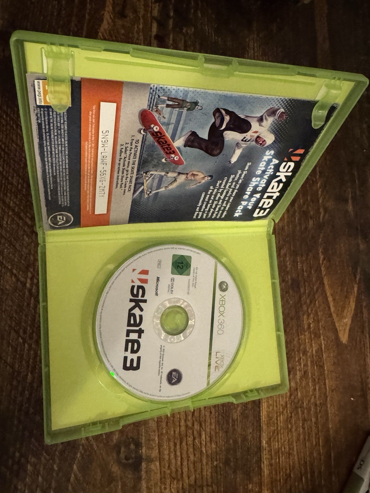 🎮 Xbox 360 Skate 3 Game