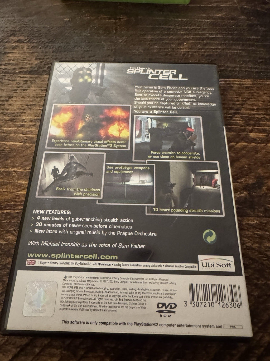 🎮Tom Clancy's Splinter Cell (Sony PlayStation 2, 2003)🎮
