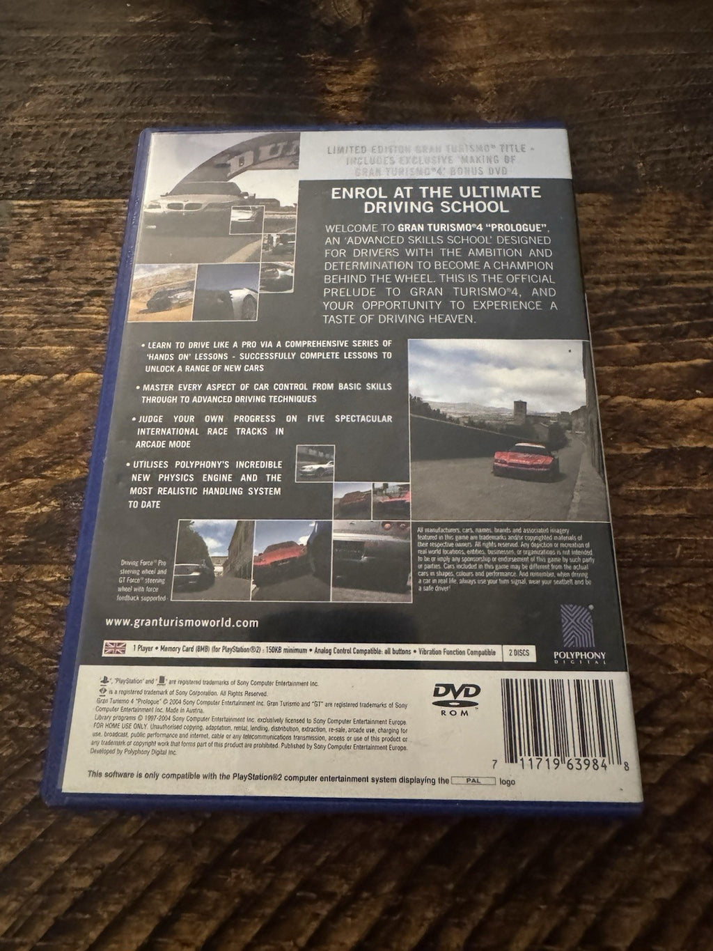 🎮 Sony PlayStation 2: Gran Turismo 4 Prologue Driving Simulator Game 🏎️