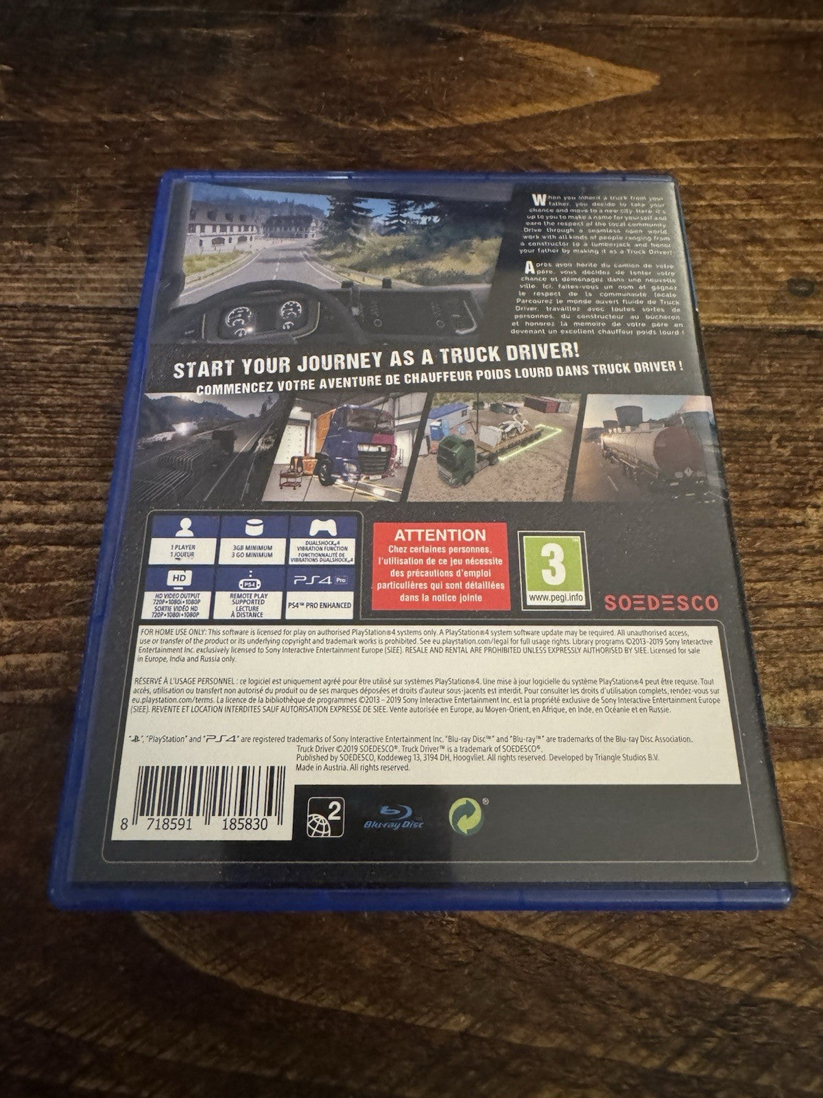 🎮 Sony PlayStation 4 Truck Driver (2019) 🚛🚚