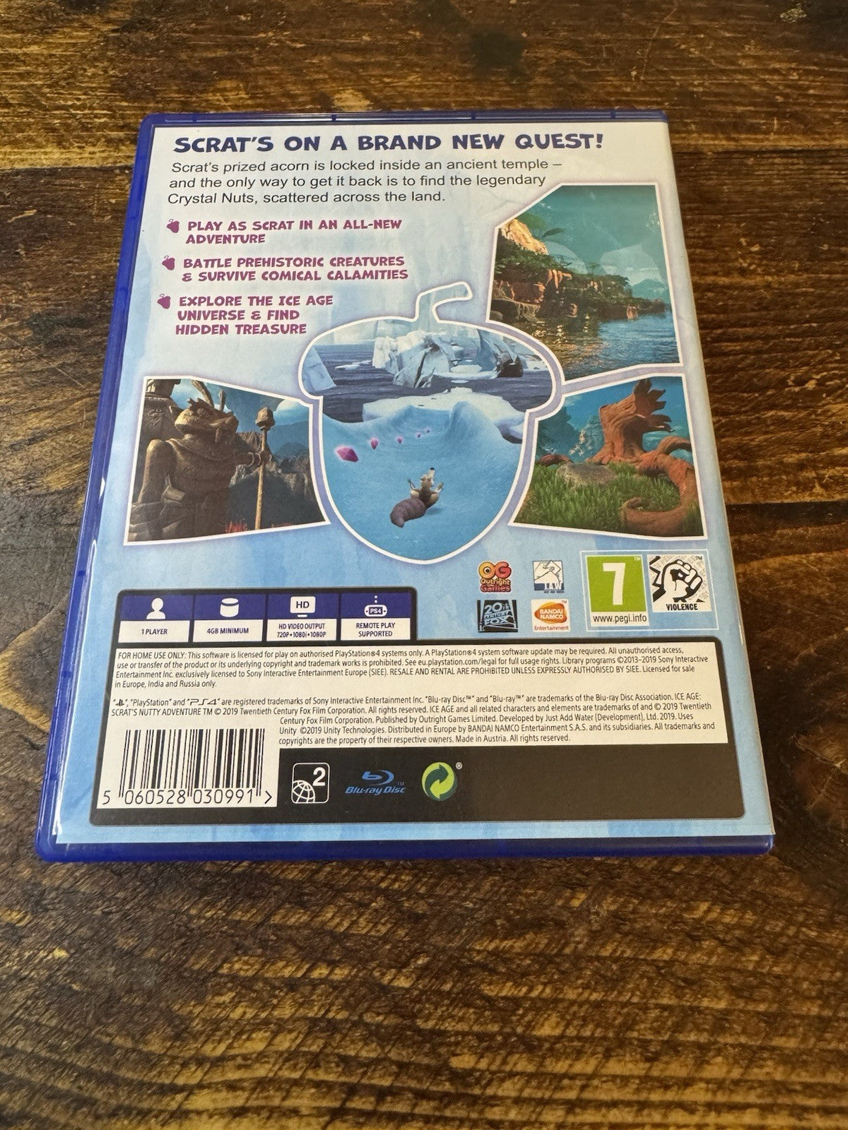 🎮 Ice Age: Scrat's Nutty Adventure (PlayStation 4, 2019) 🎮