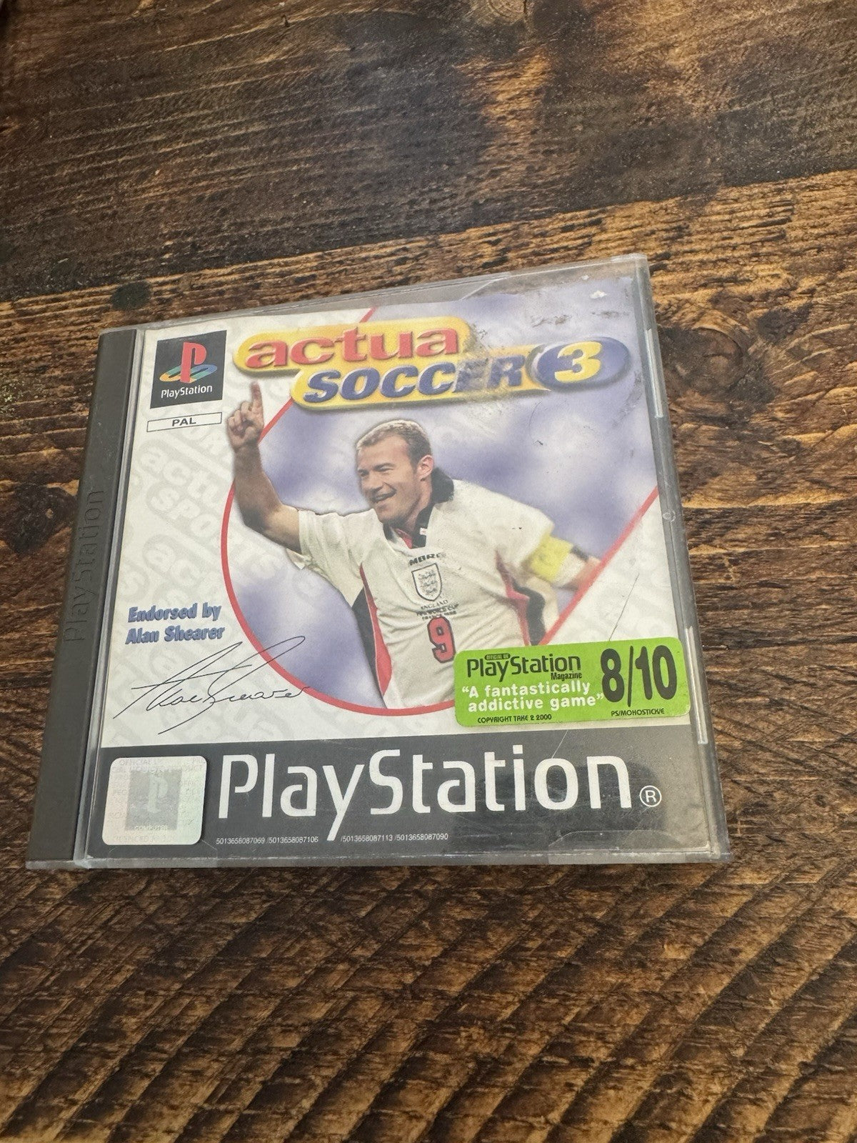 Sony PlayStation 1 Actua Soccer 3 Video Game